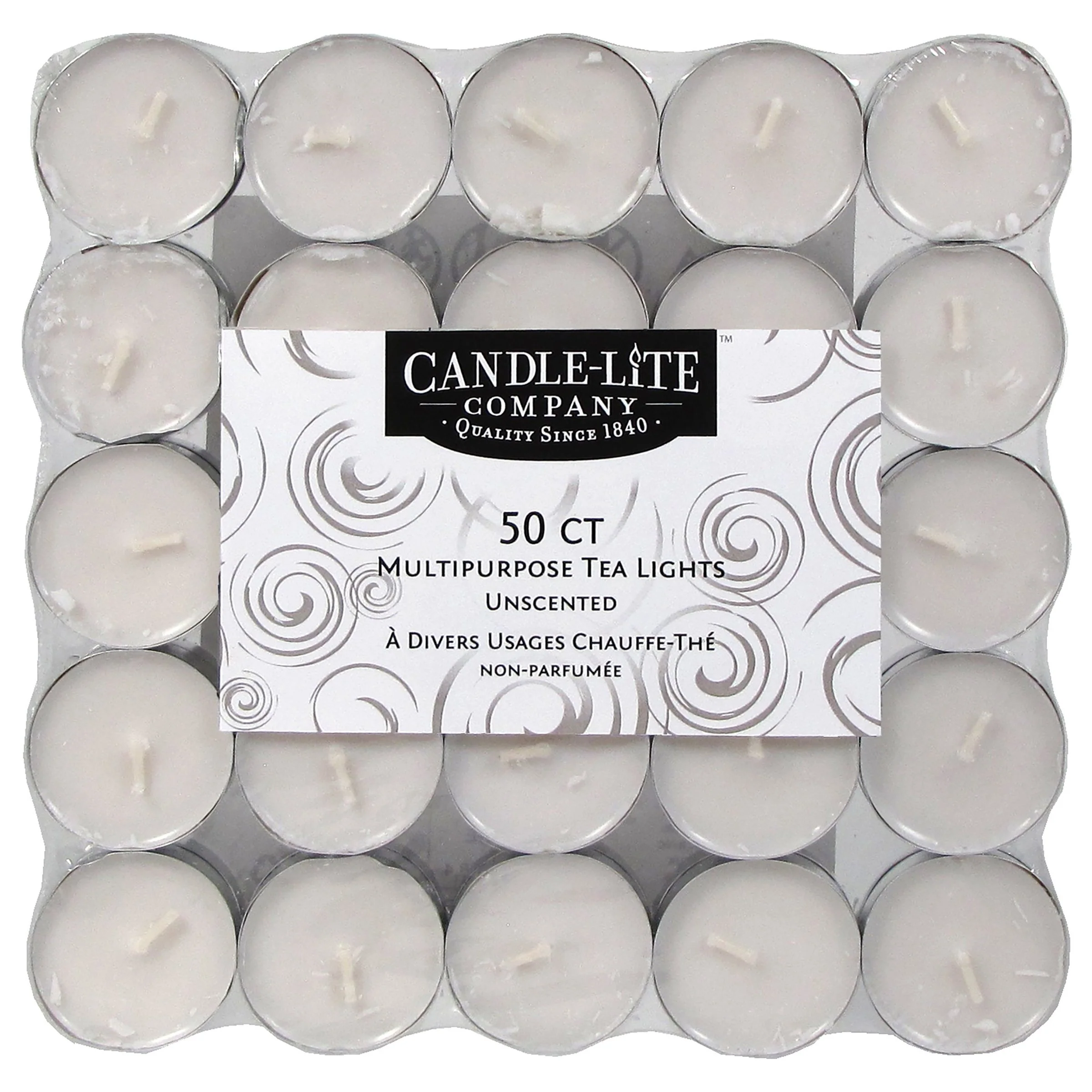 Tea Light Wax Candles β 50-Pk.