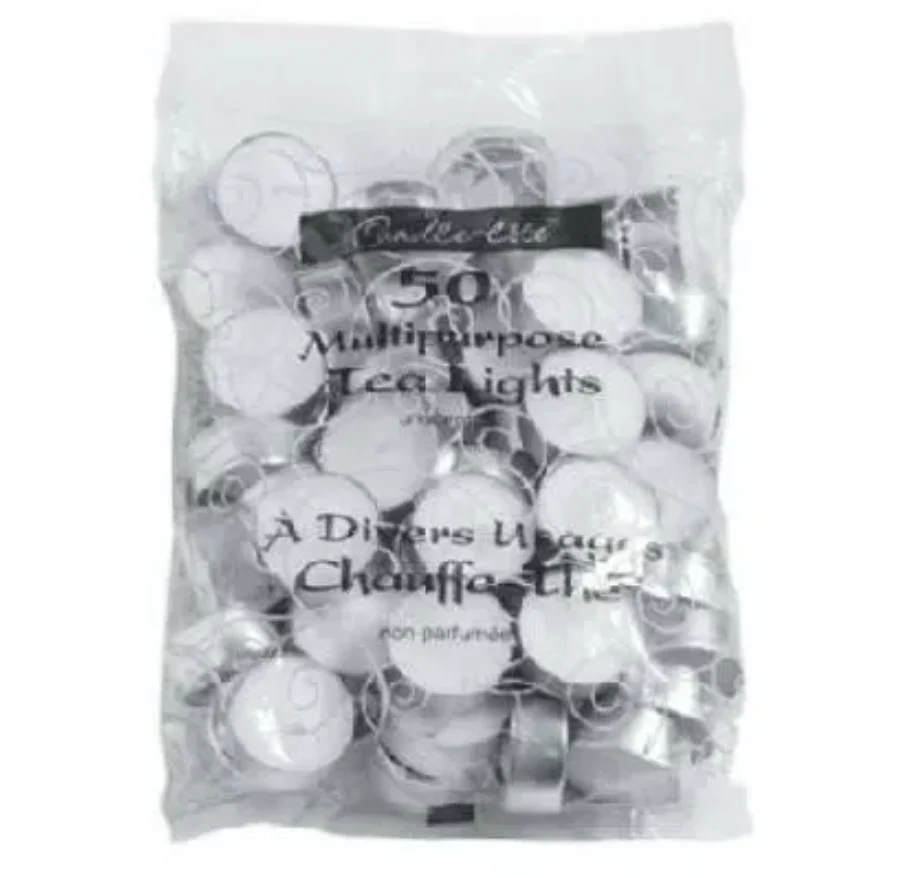 Tea Light Wax Candles β 50-Pk. - Image 2