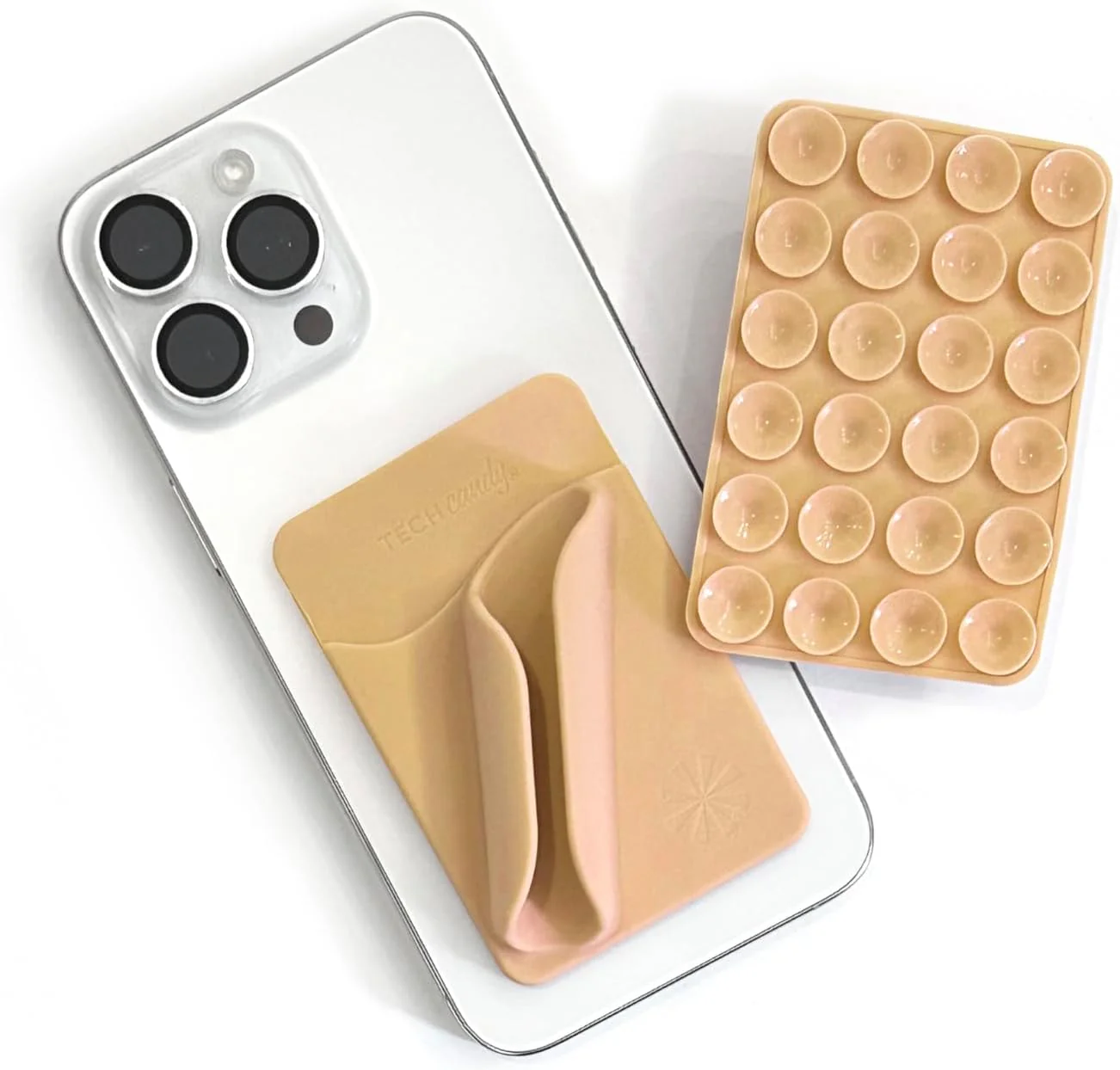 Tech Candy Bare Necessities Phone Back Pocket β Natural - Image 2