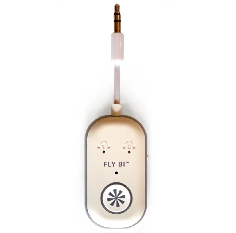 Tech Candy Fly Bi – Connects Headphone Jack to Wireless Earbuds or Headphones