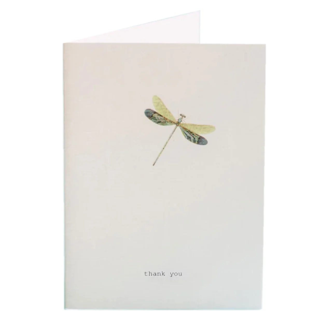 Thank You Dragonfly Greeting Card – 3.5" x 5"