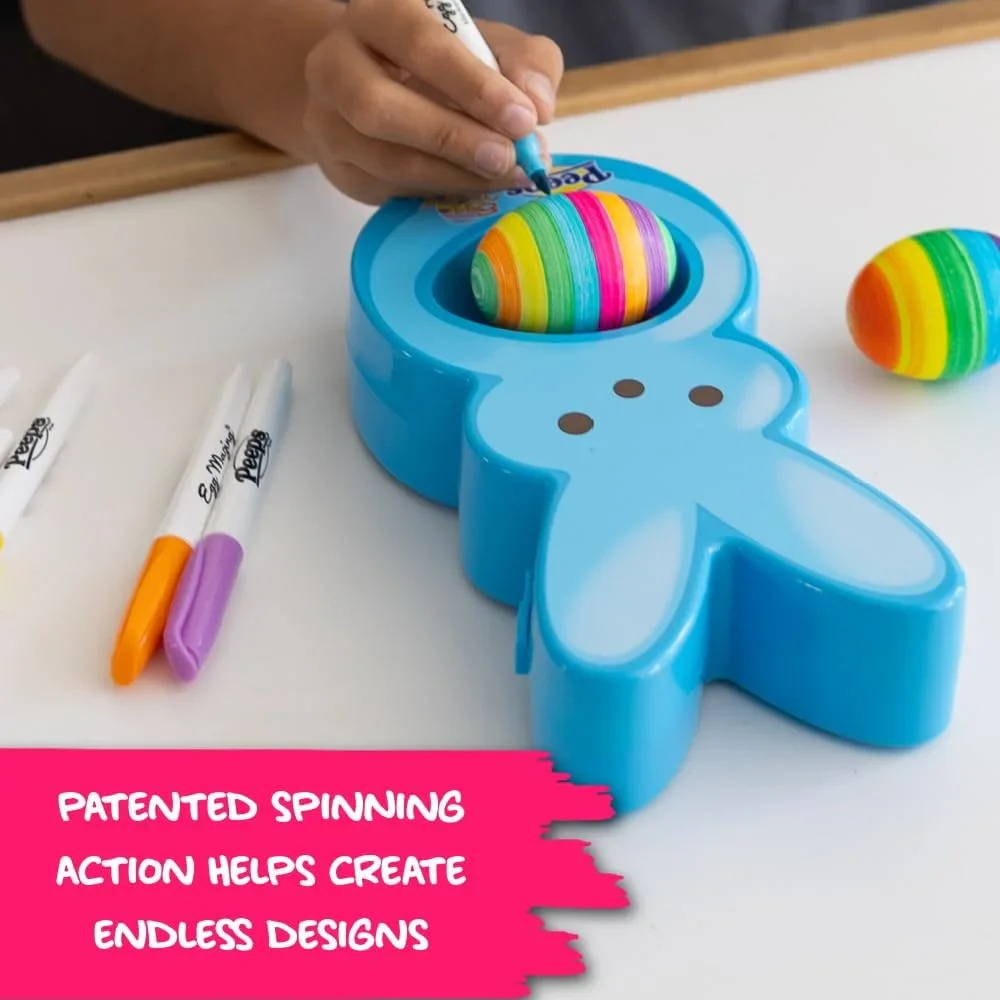 The Eggmazing Easter Peeps Bunny Egg Decorating Kit - Blue - Image 4