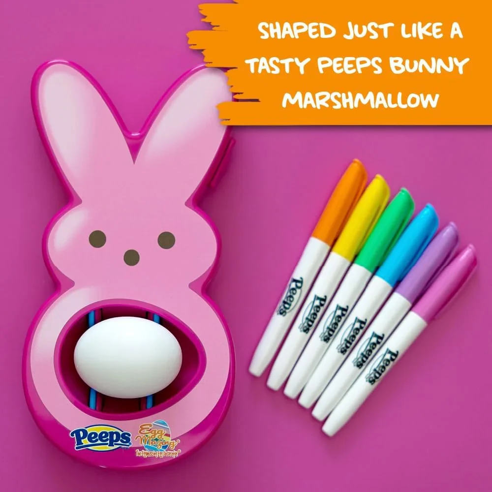 The Eggmazing Easter Peeps Bunny Egg Decorating Kit - Pink - Image 2