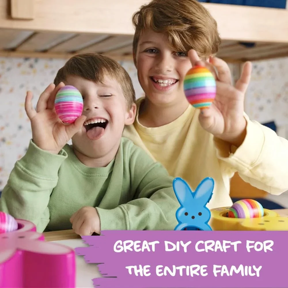 The Eggmazing Easter Peeps Bunny Egg Decorating Kit - Pink - Image 6