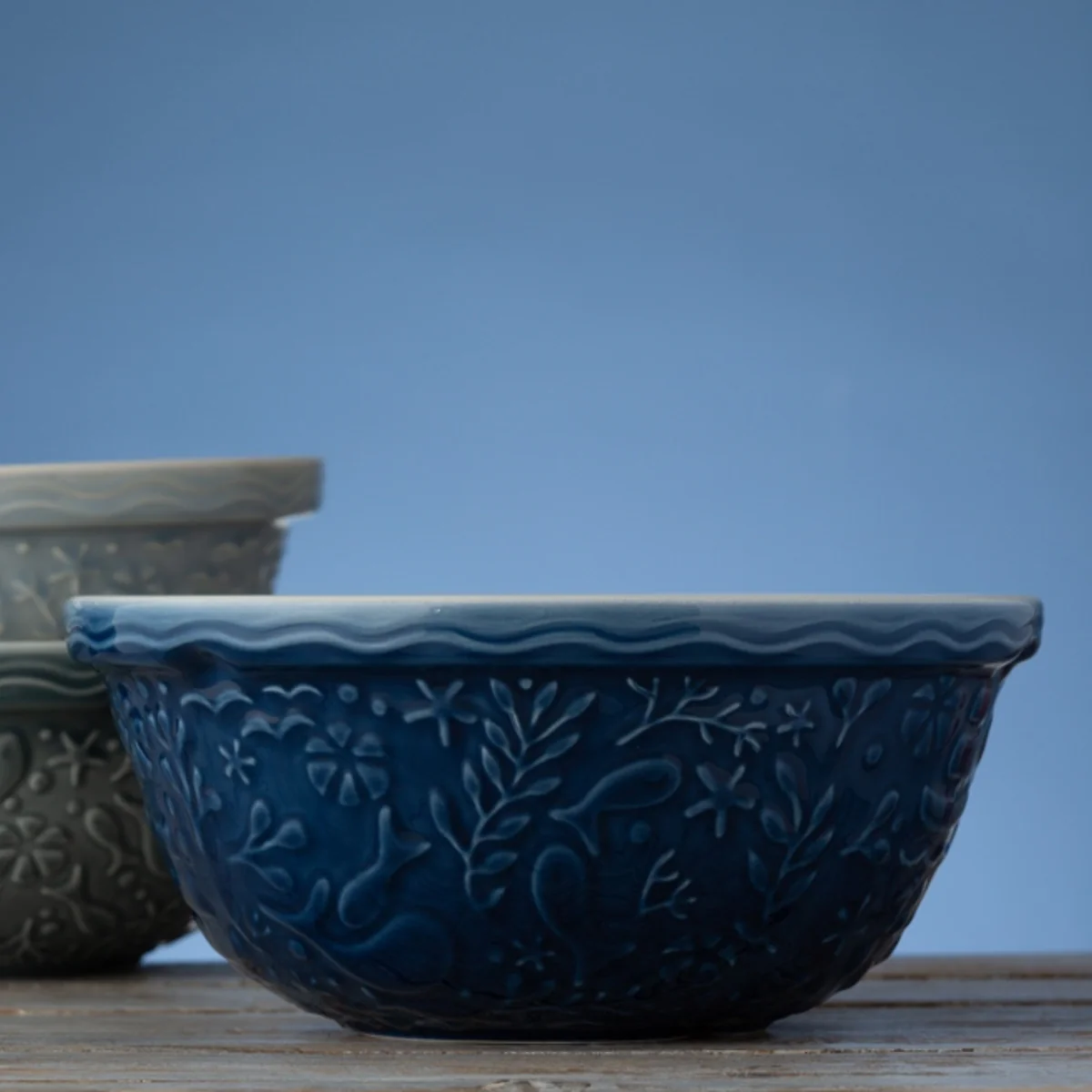 The Mason Cash Ceramic Mixing Bowl – Nautical – Blue – 11.4" x 5.5" - Image 4