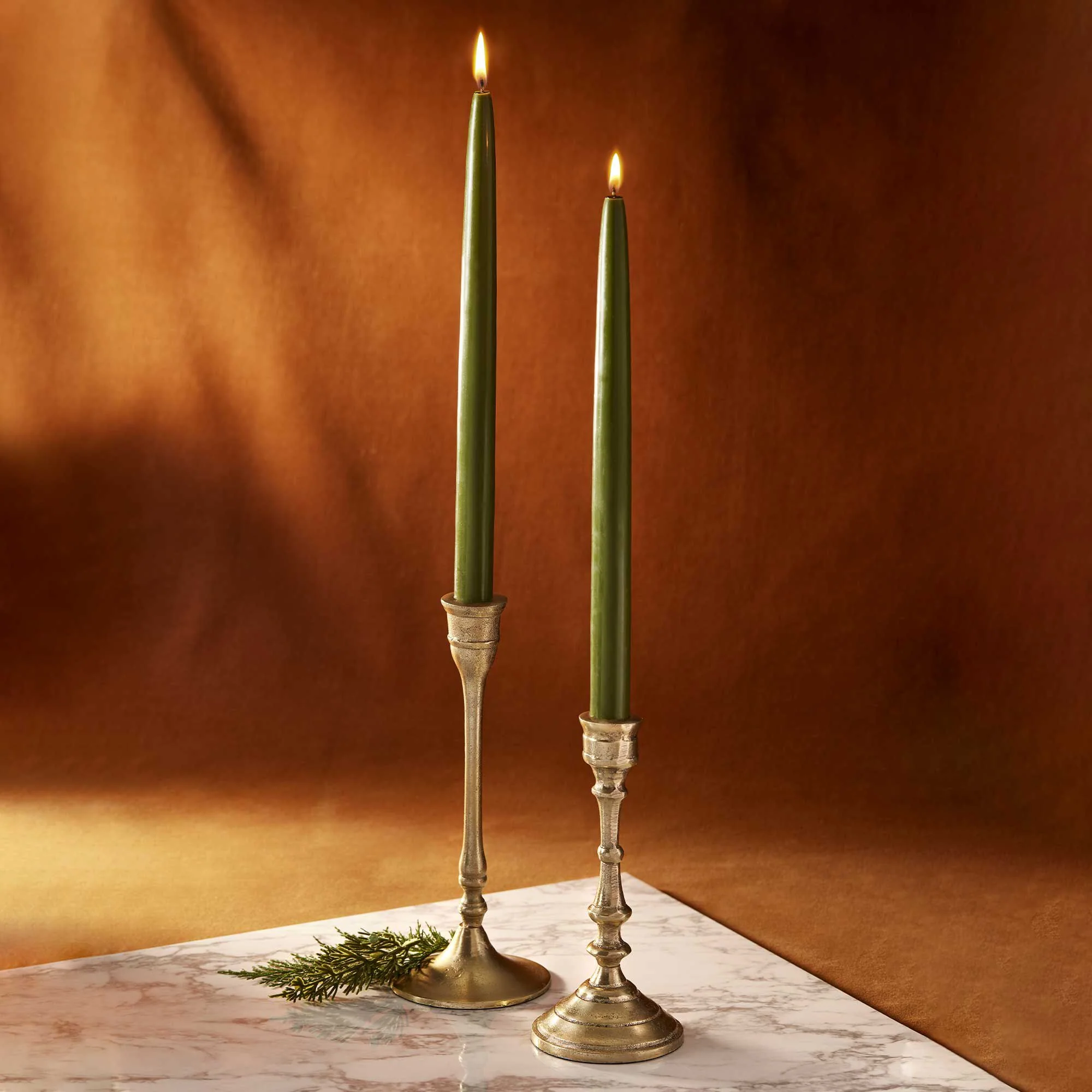 Thymes Frasier Fir Taper Candle – 12" – Set of 2 - Image 2