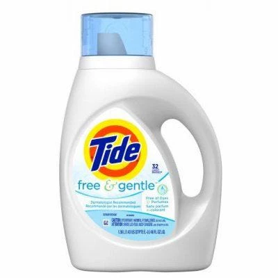 Tide Detergent Liquid β Free & Gentle β 32 Loads β 46oz
