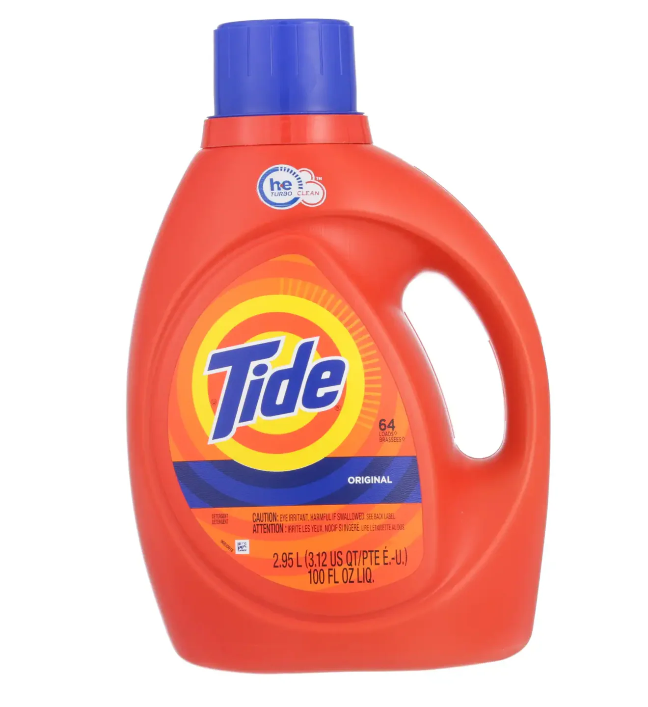 Tide HE Detergent Liquid –  Original Scent – 64 Loads – 84oz
