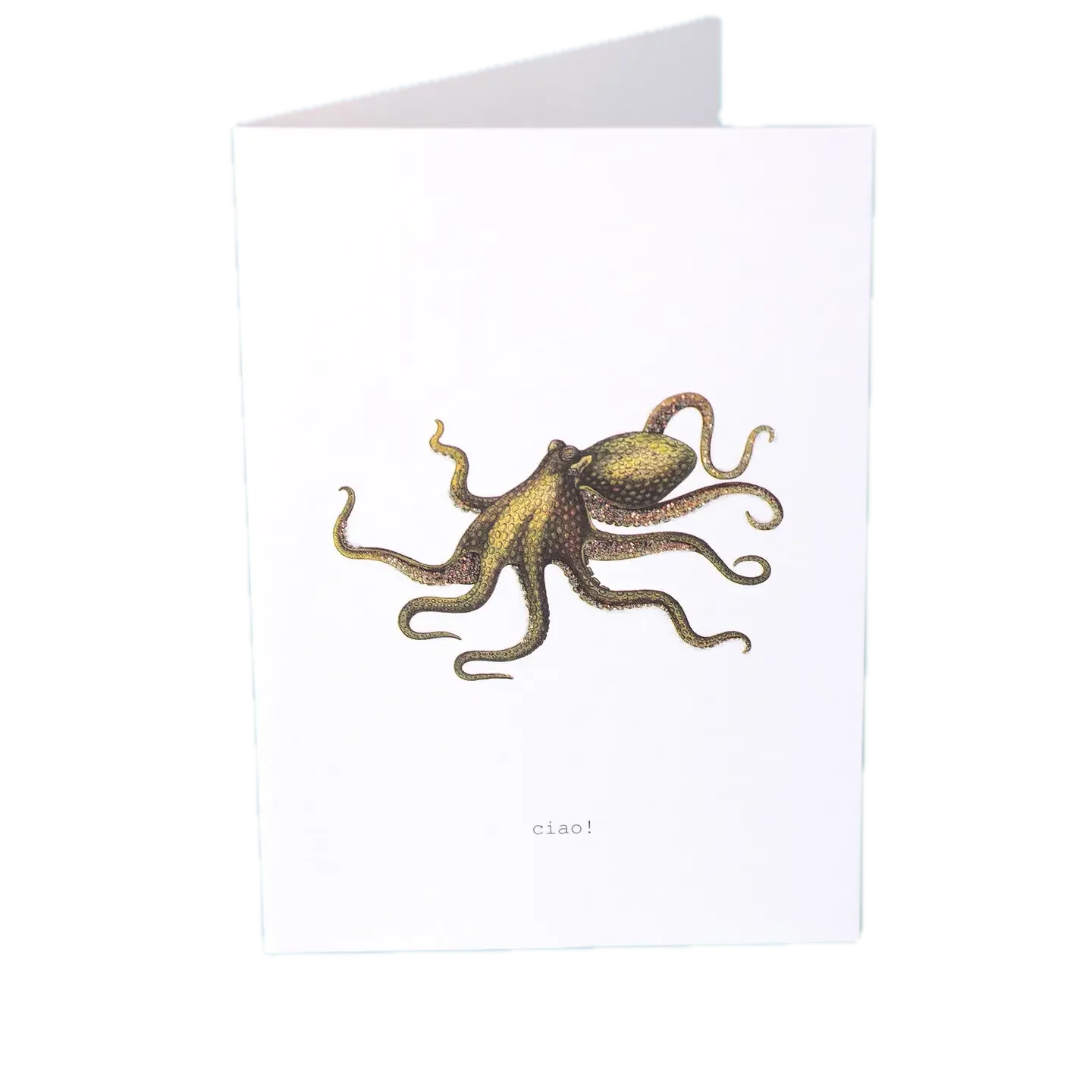 Tokyo Milk Glitter Greeting Card β Chao! β 3.5" x 5"