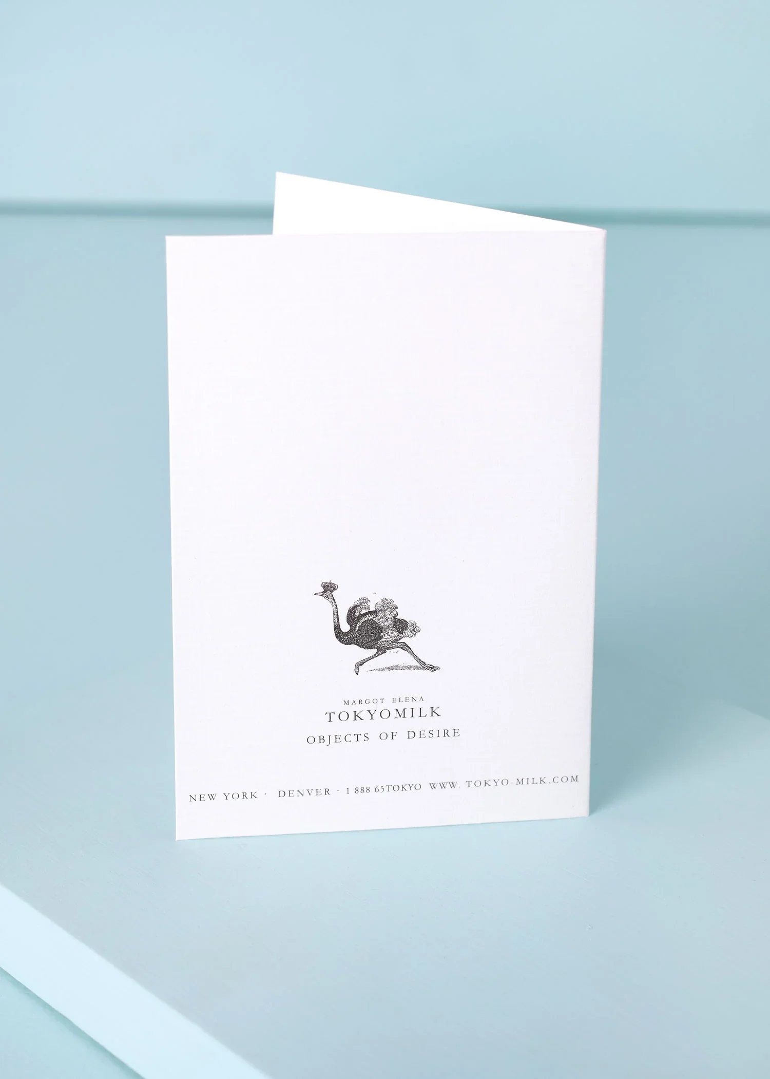 Tokyo Milk Glitter Greeting Card β Thanks For Your Support β 3.5" x 5" - Image 2