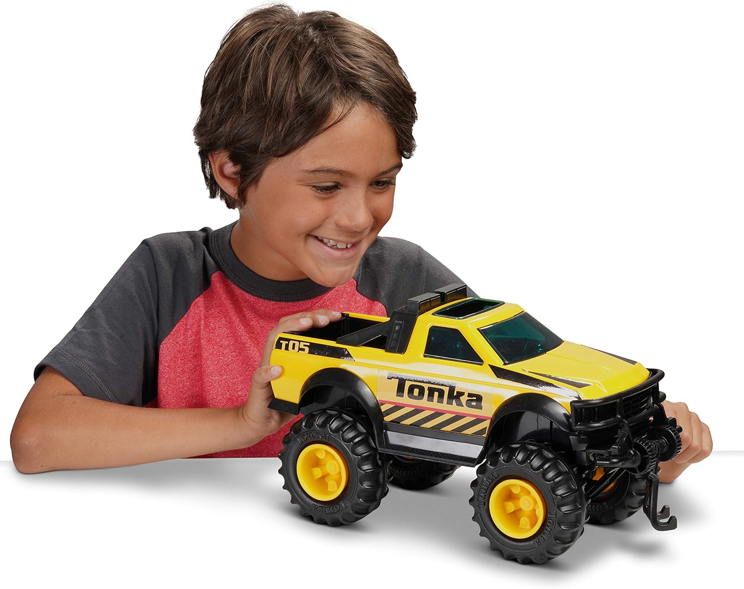 Tonka Steel 4x4 Pickup Truck Vehicle – Yellow - Image 3