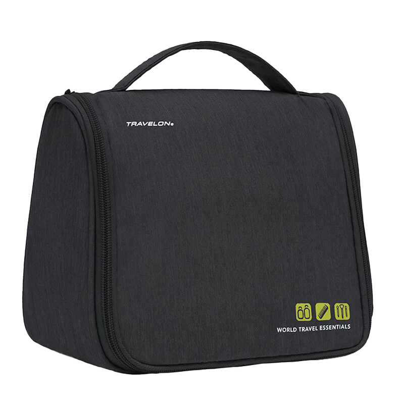 Travelon World Travel Essentials Toiletry Bag – Black