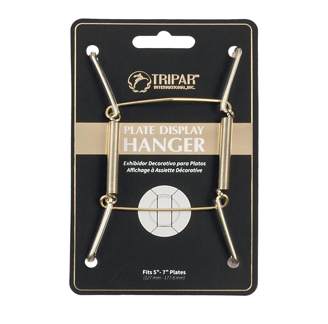 Tripar Brass Wire Plate Display Hanger – 5"-7"