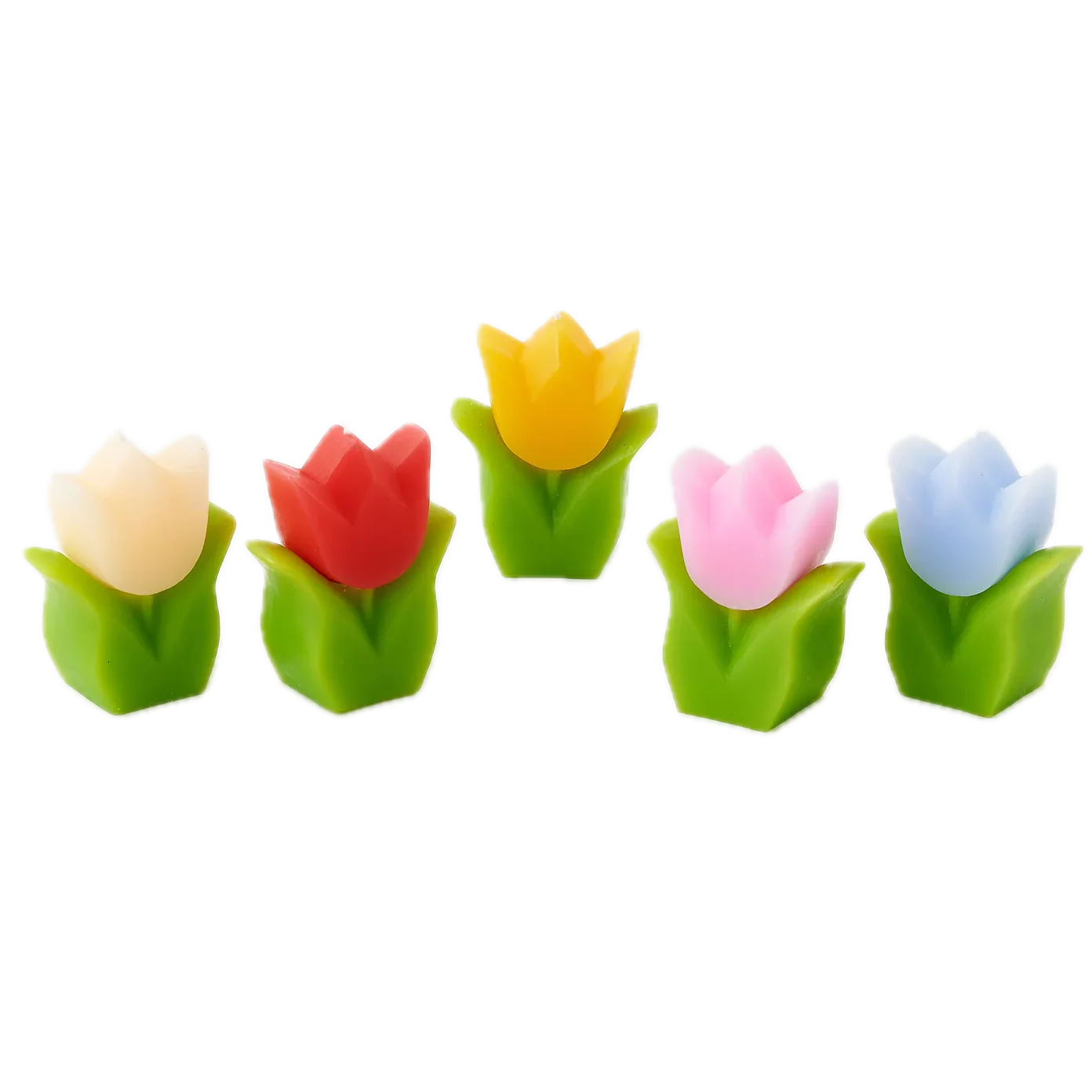 Tulip Easter Spring Candle – Assorted Colors – Each Sold Separately