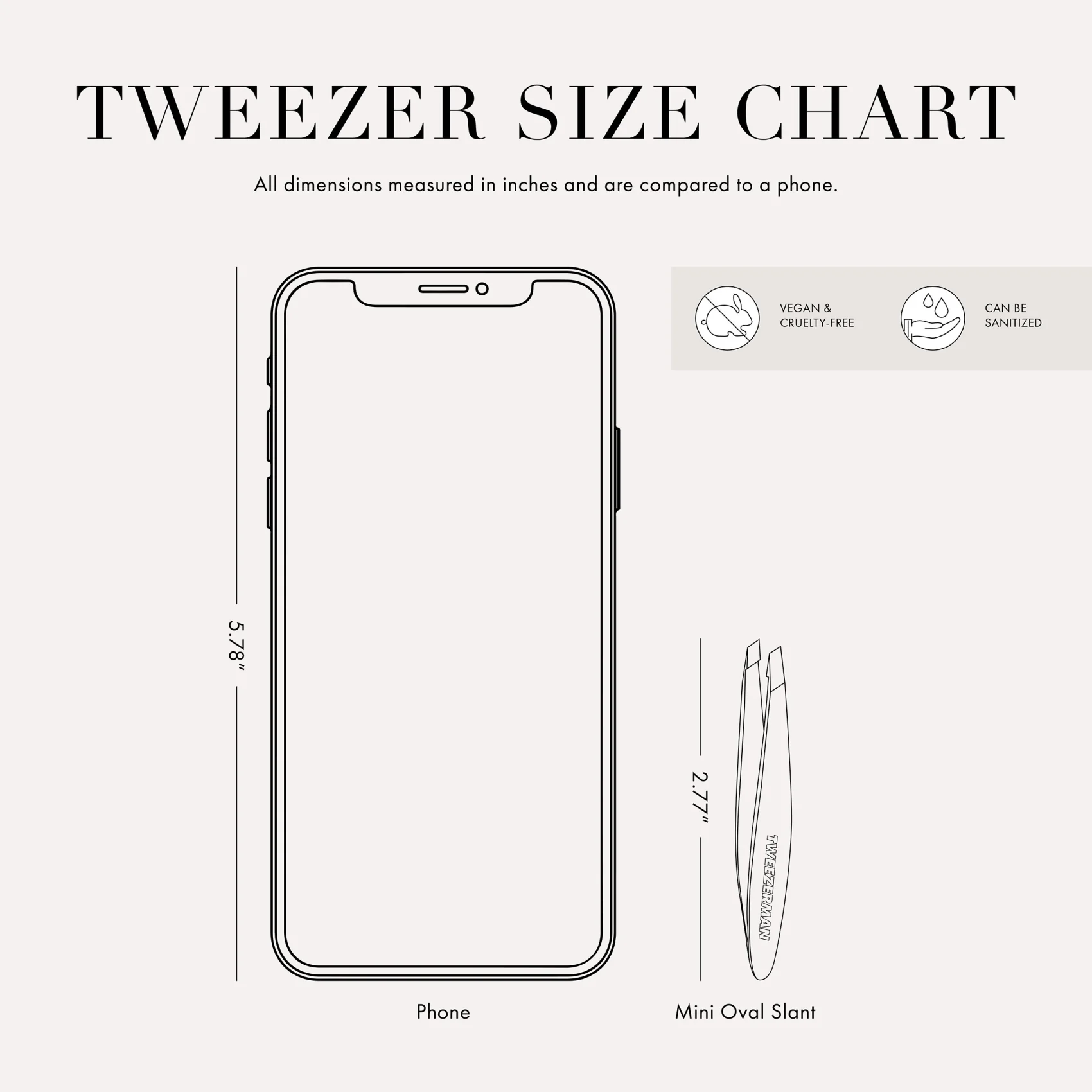 Tweezerman NYC Skyline Mini Slant Tweezer - Image 3