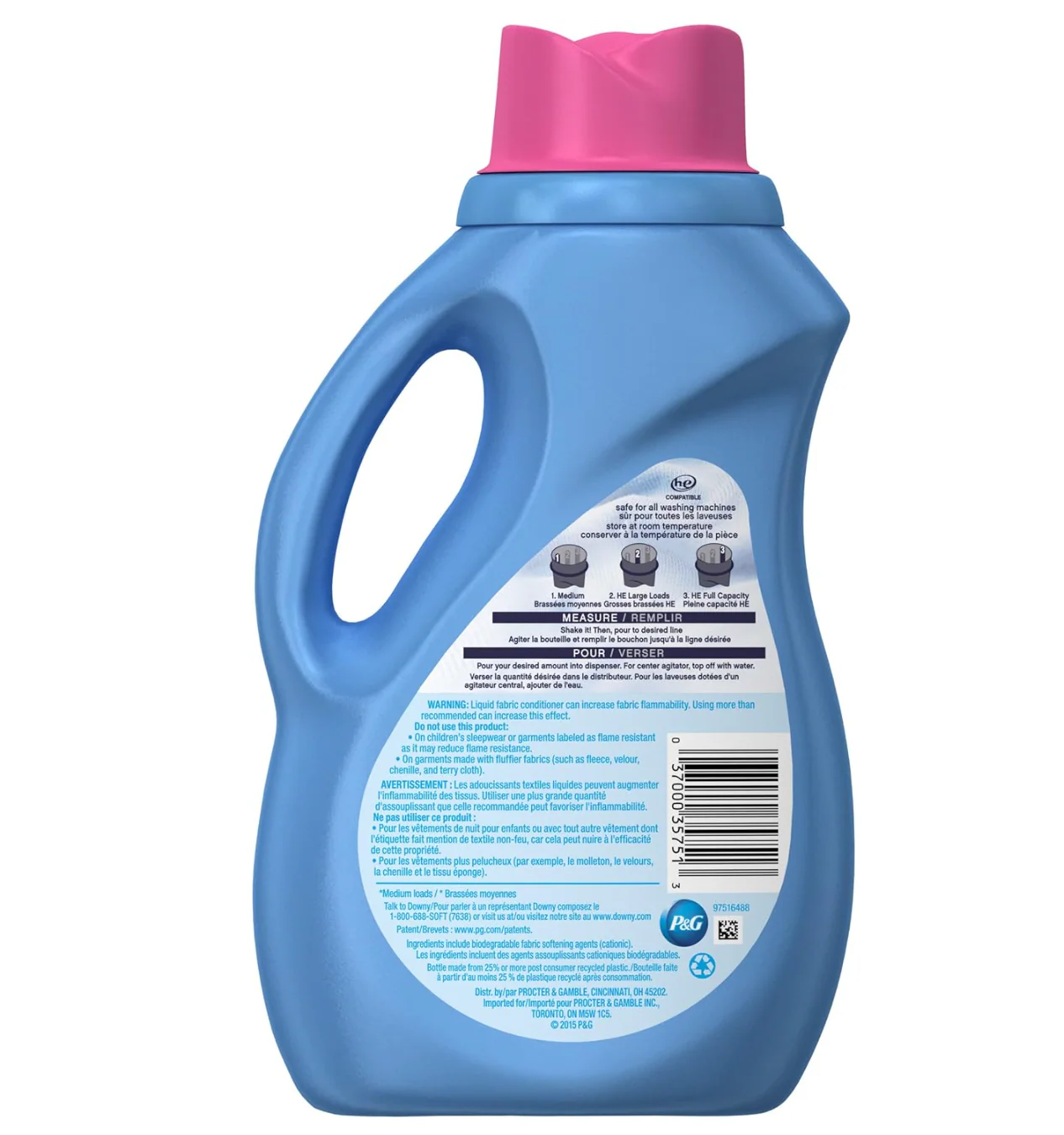 Ultra Downy April Fresh Scent Fabric Softener – 44 oz - Image 2