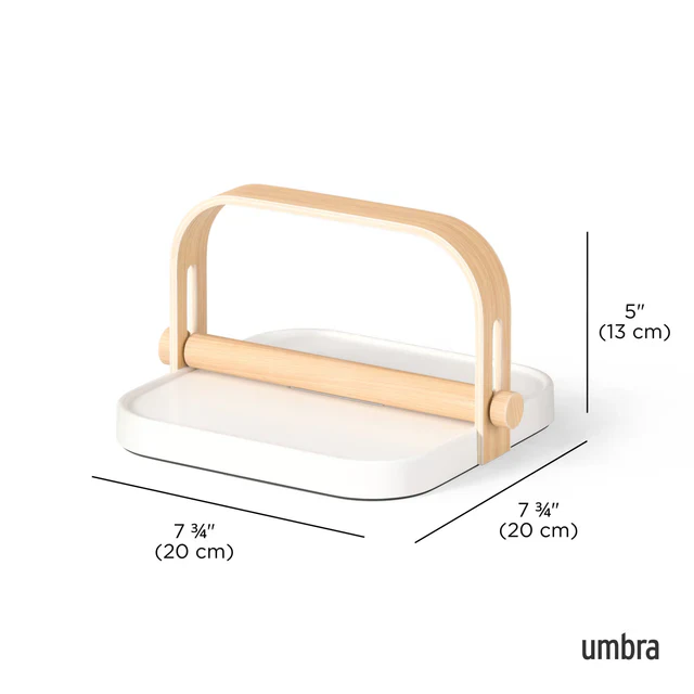 Umbra Bellwood Napkin Holder White/Natural - Image 2