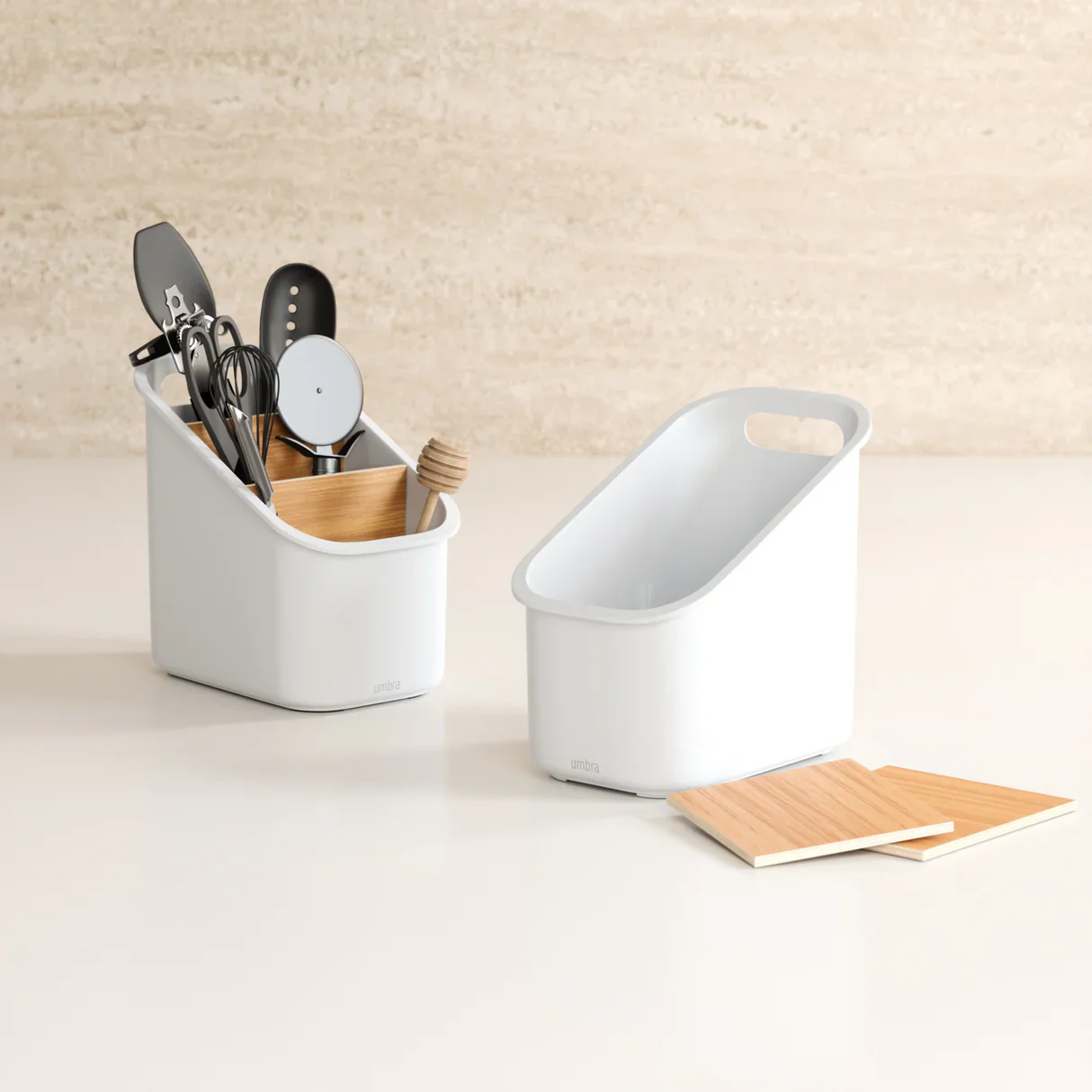 Umbra Bellwood Utensil Holder – White – (Utensils Not Included) - Image 8