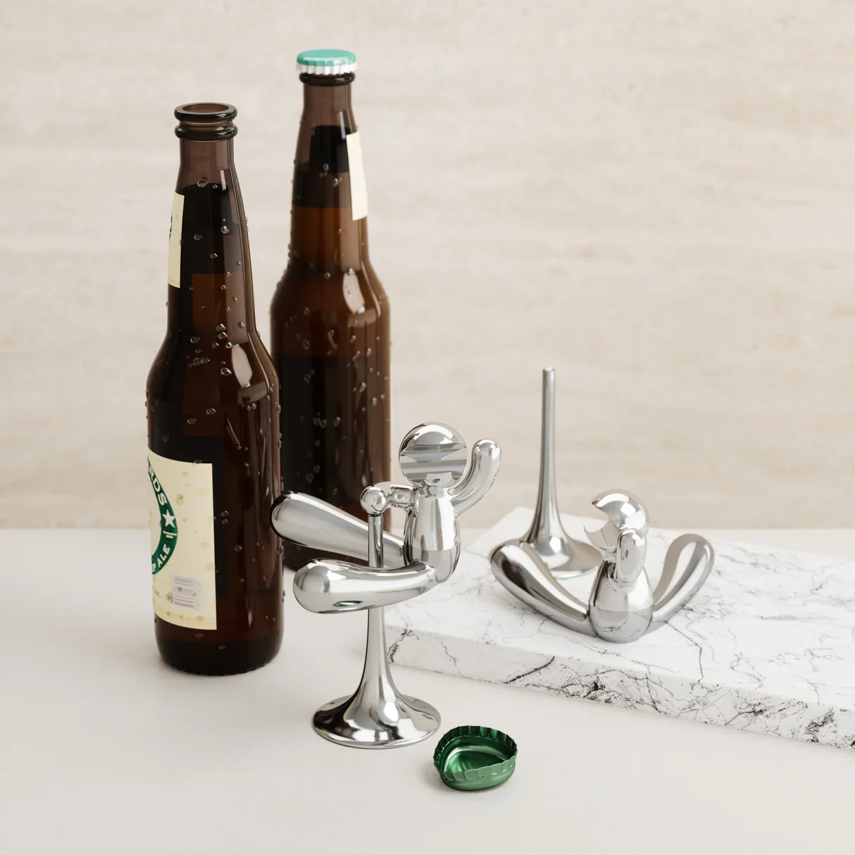 Umbra Chrome Rodeo Buddy Bottle Opener - Image 6