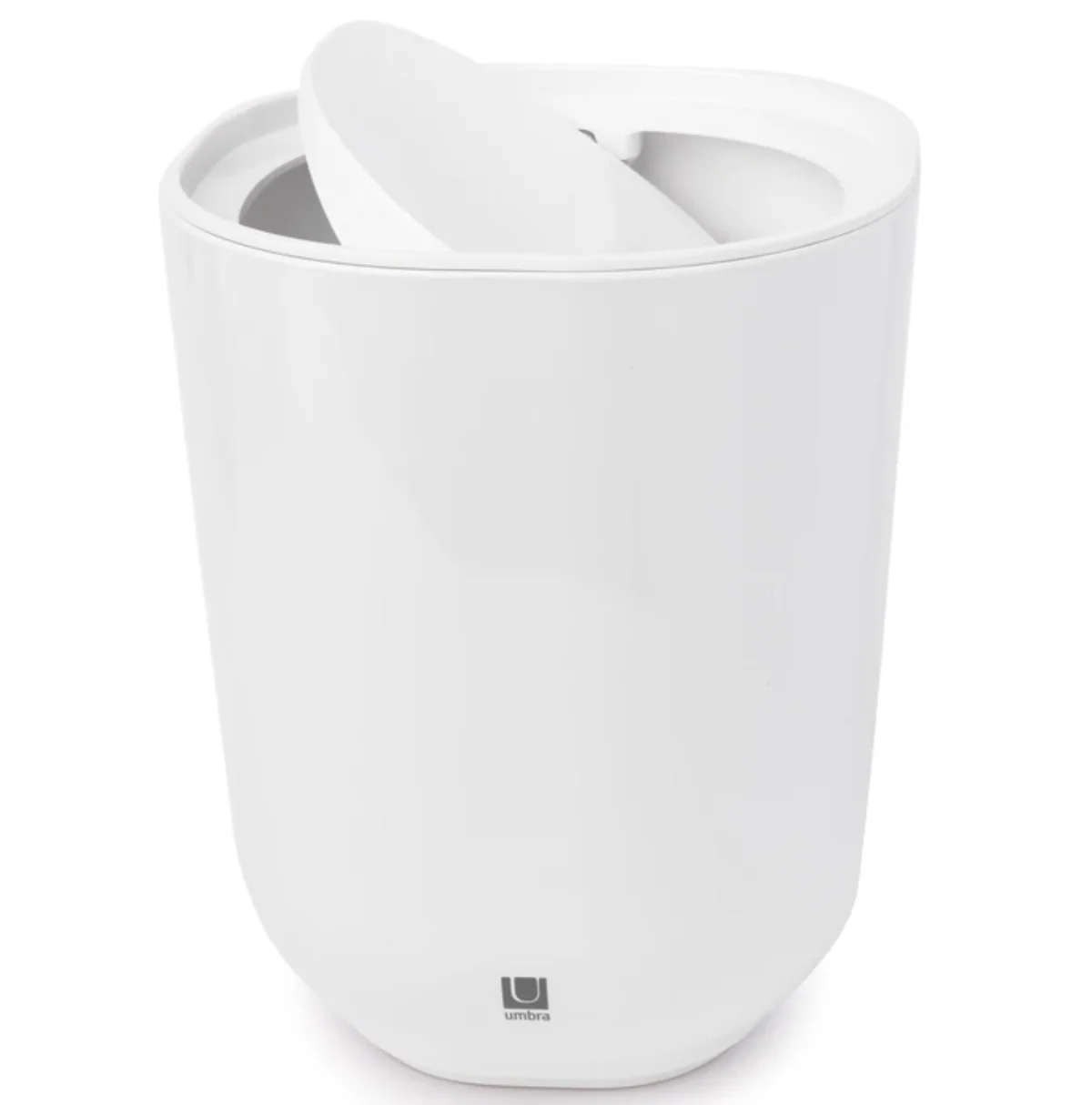 Umbra Covered Waste Can – 1.7 Gallon – White - Image 2