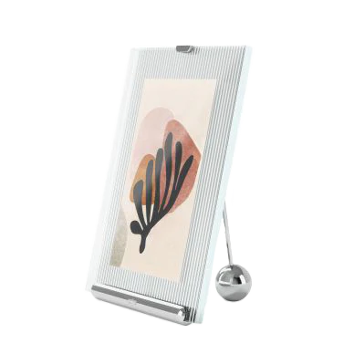 Umbra Flute Picture Frame - Chrome – 4" x 6"