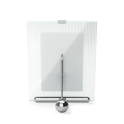 Umbra Flute Picture Frame - Chrome – 4" x 6" - Image 3