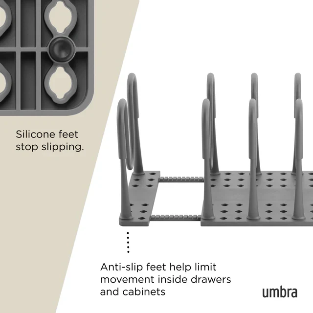 Umbra Peggy Cookware Organizer – Charcoal - Image 3