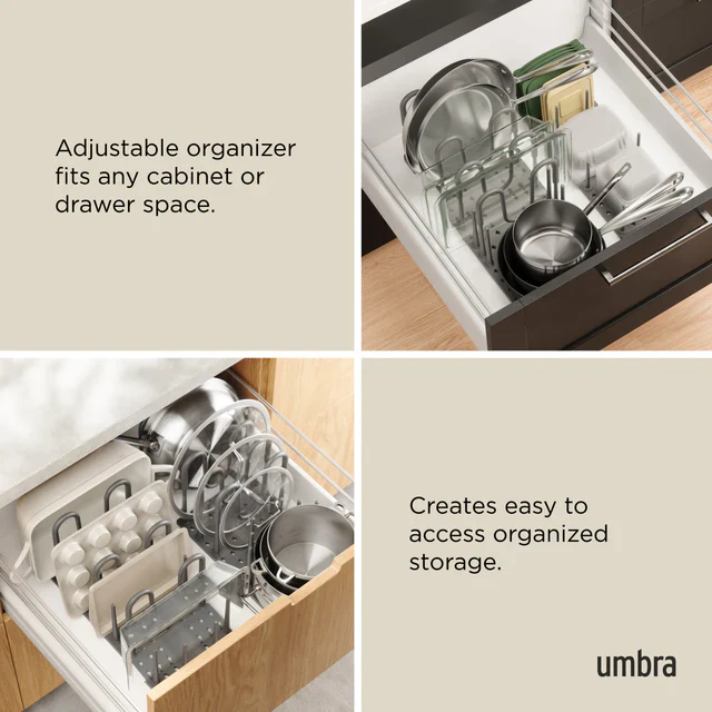 Umbra Peggy Cookware Organizer – Charcoal - Image 7