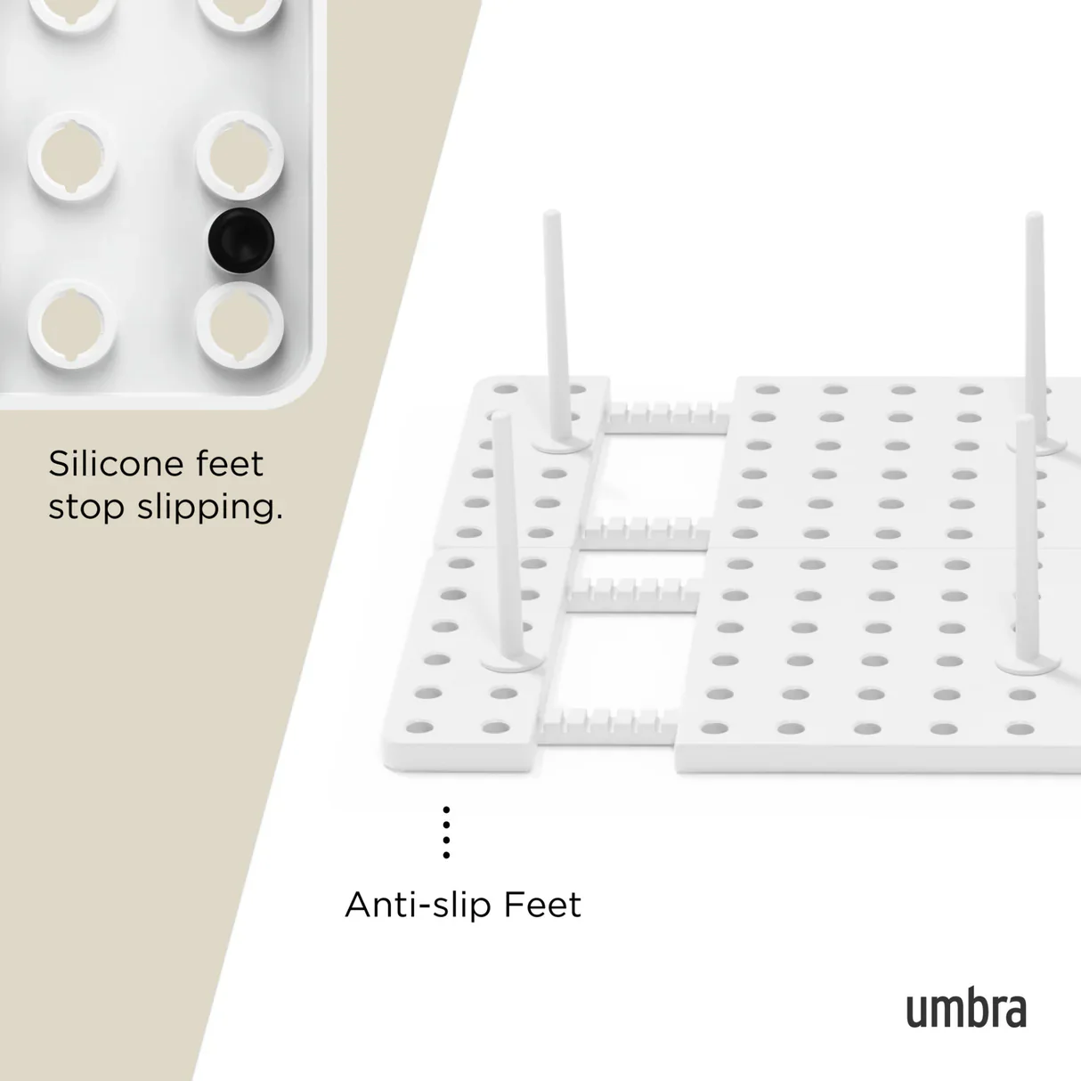 Umbra Peggy Drawer Organizers – White – Set of 2 - Image 4