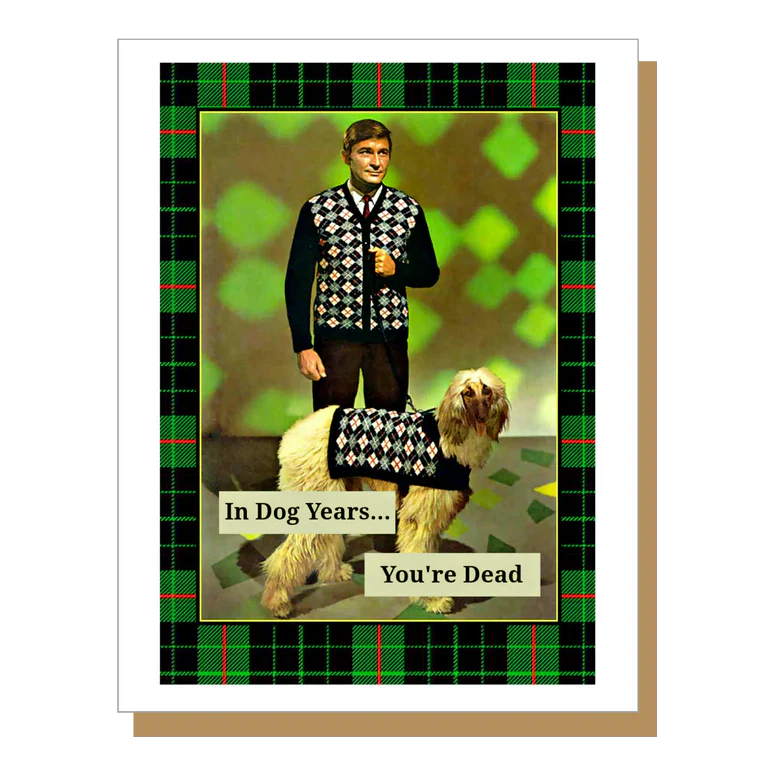 Umlaut Brooklyn Birthday Card – Dog Years