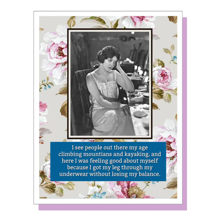 Umlaut Brooklyn Birthday Card – Losing My Balance