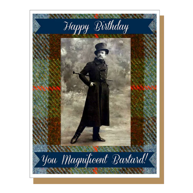Umlaut Brooklyn Birthday Card – Magnificent Bastard!