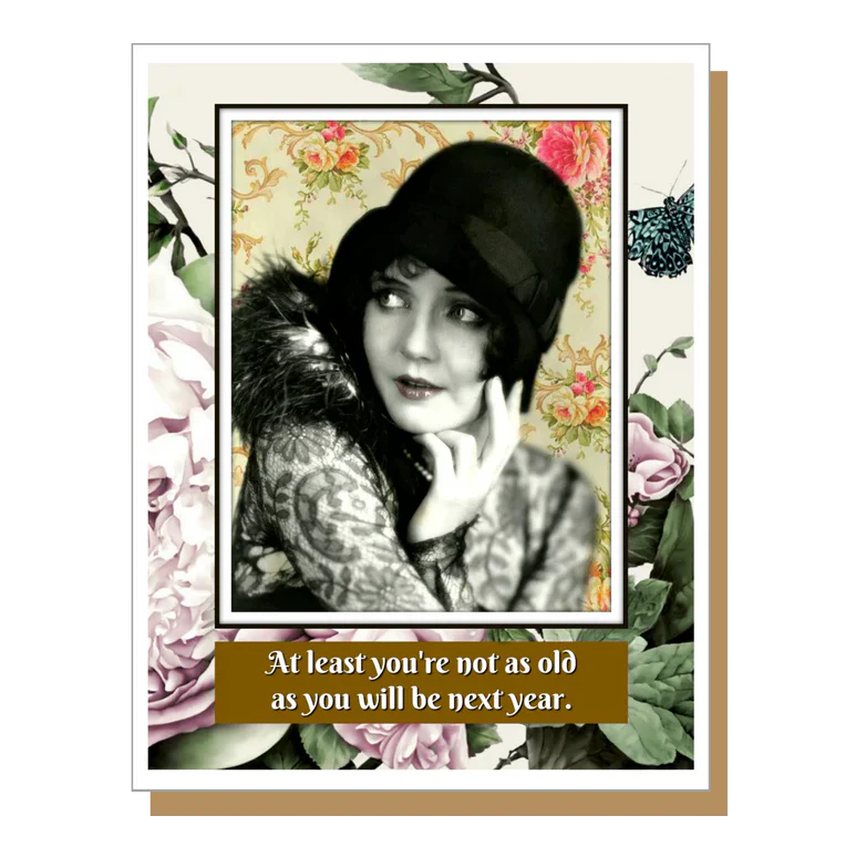 Umlaut Brooklyn Birthday Card – Not As Old As You'll Be Next Year