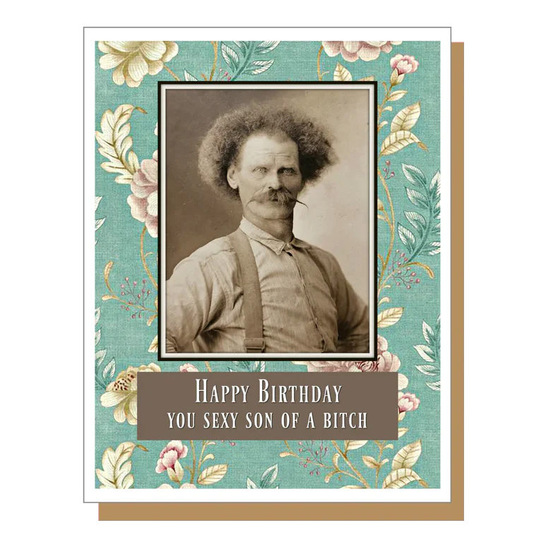 Umlaut Brooklyn Birthday Card – You Sexy S.O.B.