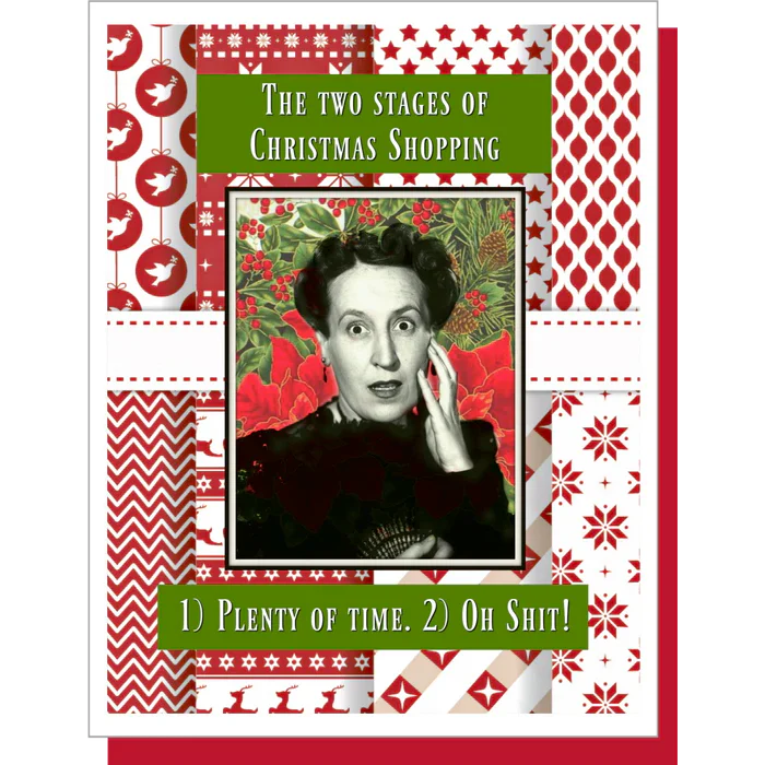 Umlaut Brooklyn Christmas Card – Christmas Shopping