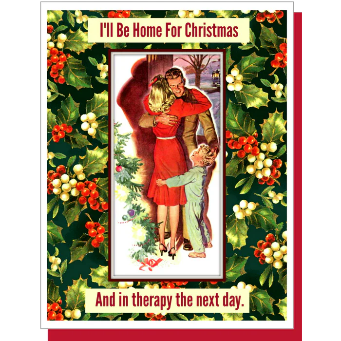 Umlaut Brooklyn Christmas Card – I'll Be Home For Christmas