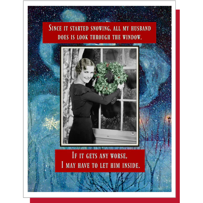 Umlaut Brooklyn Christmas Card – Let Him Inside