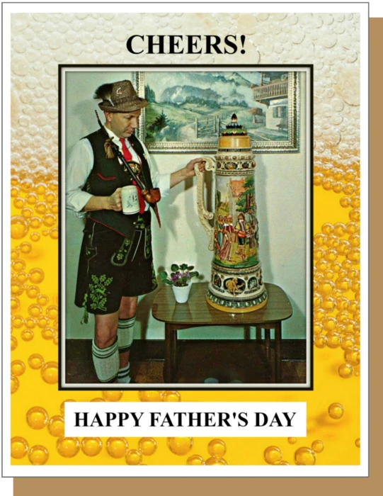Umlaut Brooklyn Father's Day Card – Cheers! - Image 2