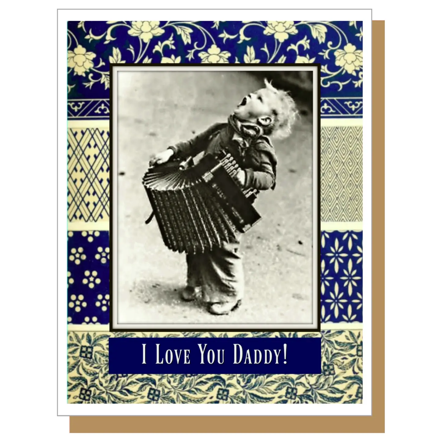 Umlaut Brooklyn Father's Day Card – Love You Daddy - Image 2