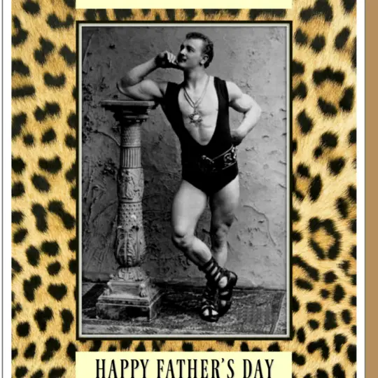 Umlaut Brooklyn Father's Day Card – On A Pedestal - Image 3