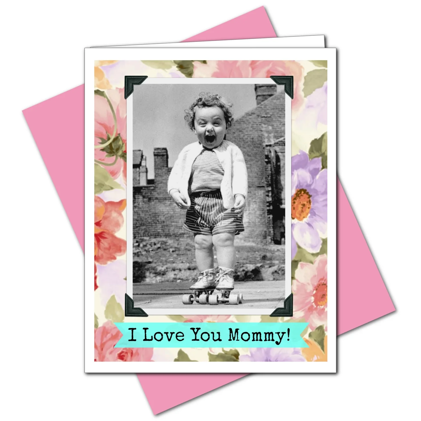 Umlaut Brooklyn Mother's Day Card – I Love You Mommy - Image 2