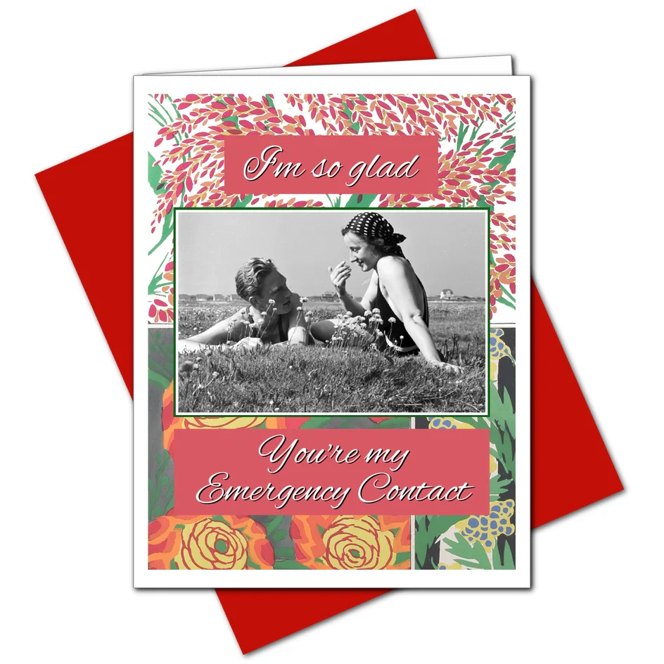 Umlaut Brooklyn Valentines Card – Emergency Contact - Image 2