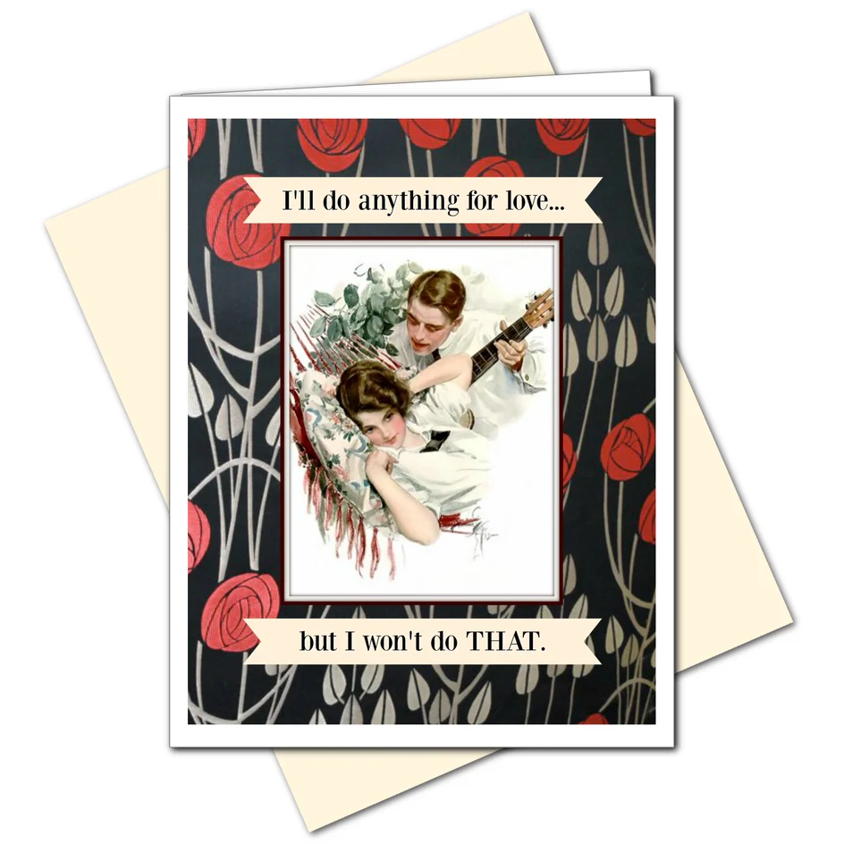 Umlaut Brooklyn Valentines Card – I'll Do Anything For Love - Image 2
