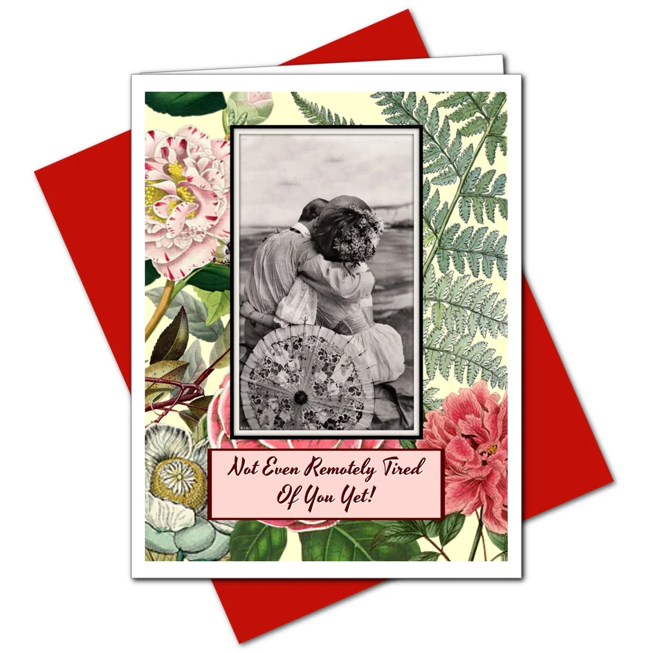 Umlaut Brooklyn Valentines Card – Not Tired Of You - Image 2