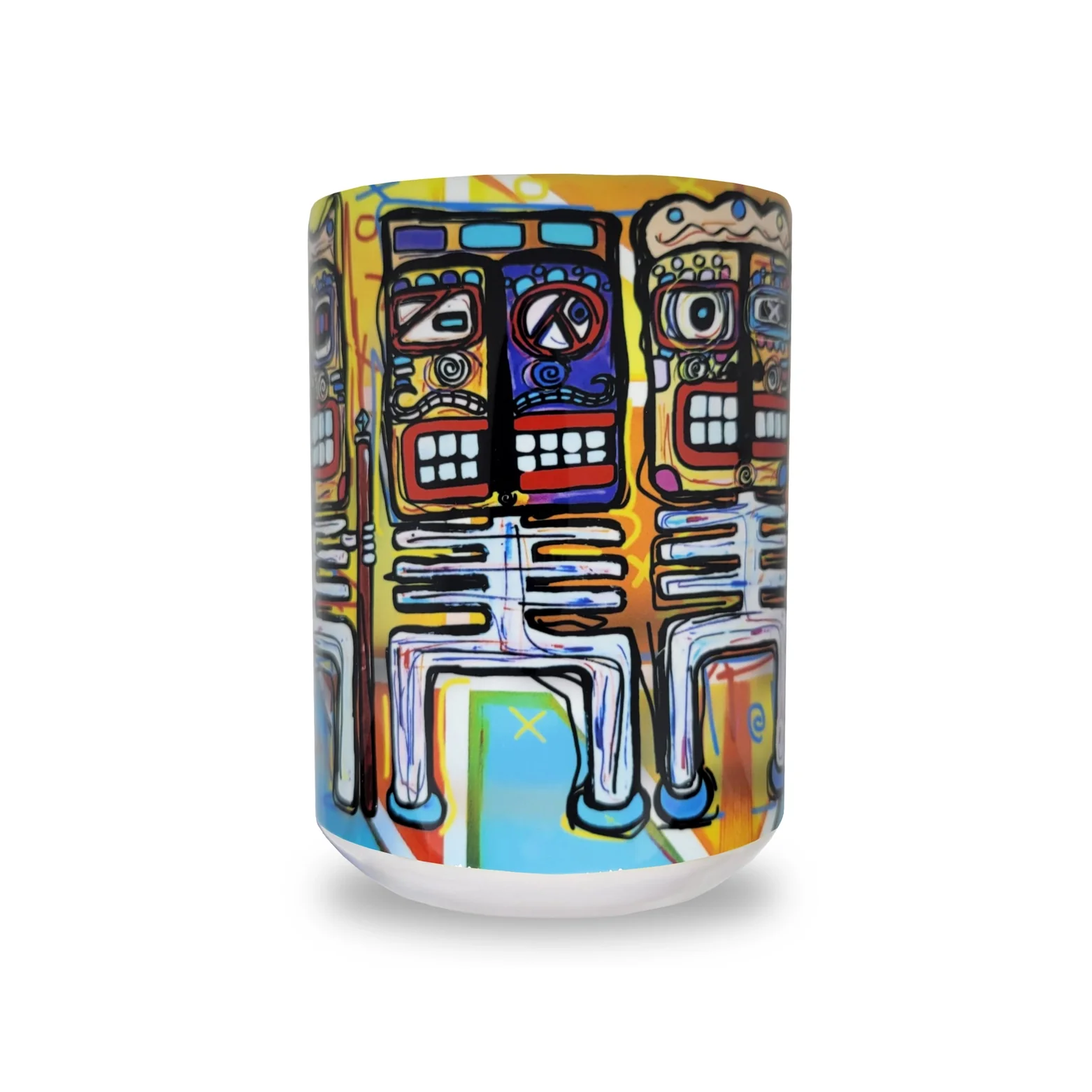 Untitled Union Humanity Series Ceramic Mug – Just Bones – 15oz. - Image 2