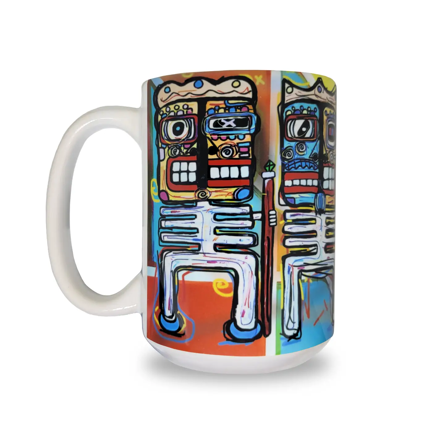 Untitled Union Humanity Series Ceramic Mug – Just Bones – 15oz. - Image 3