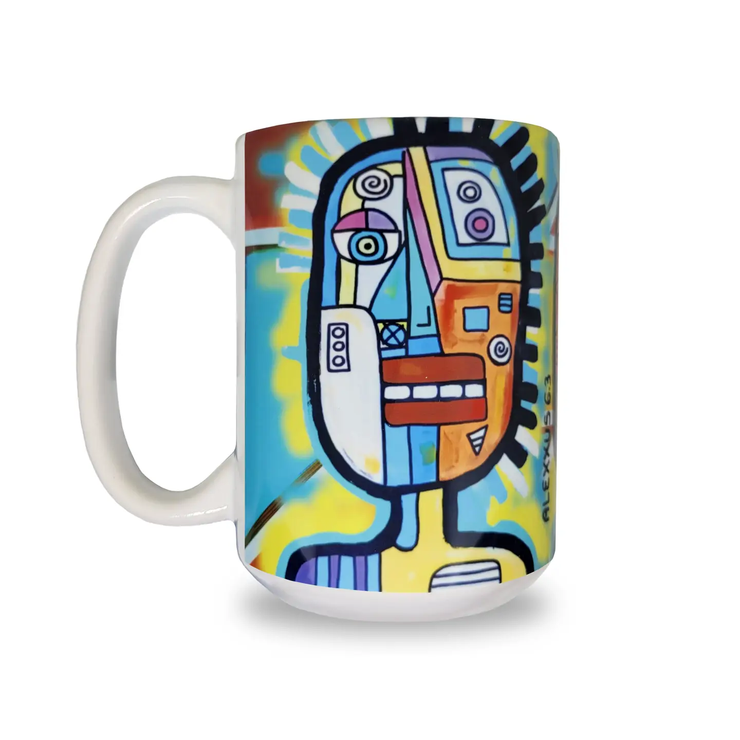 Untitled Union Humanity Series Ceramic Mug – Sun & Moon – 15oz. - Image 2