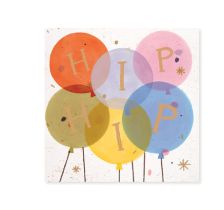 Up With Paper 3D Pop-Up Trinket Greeting Card – 3"x 3" – Hooray - Image 2