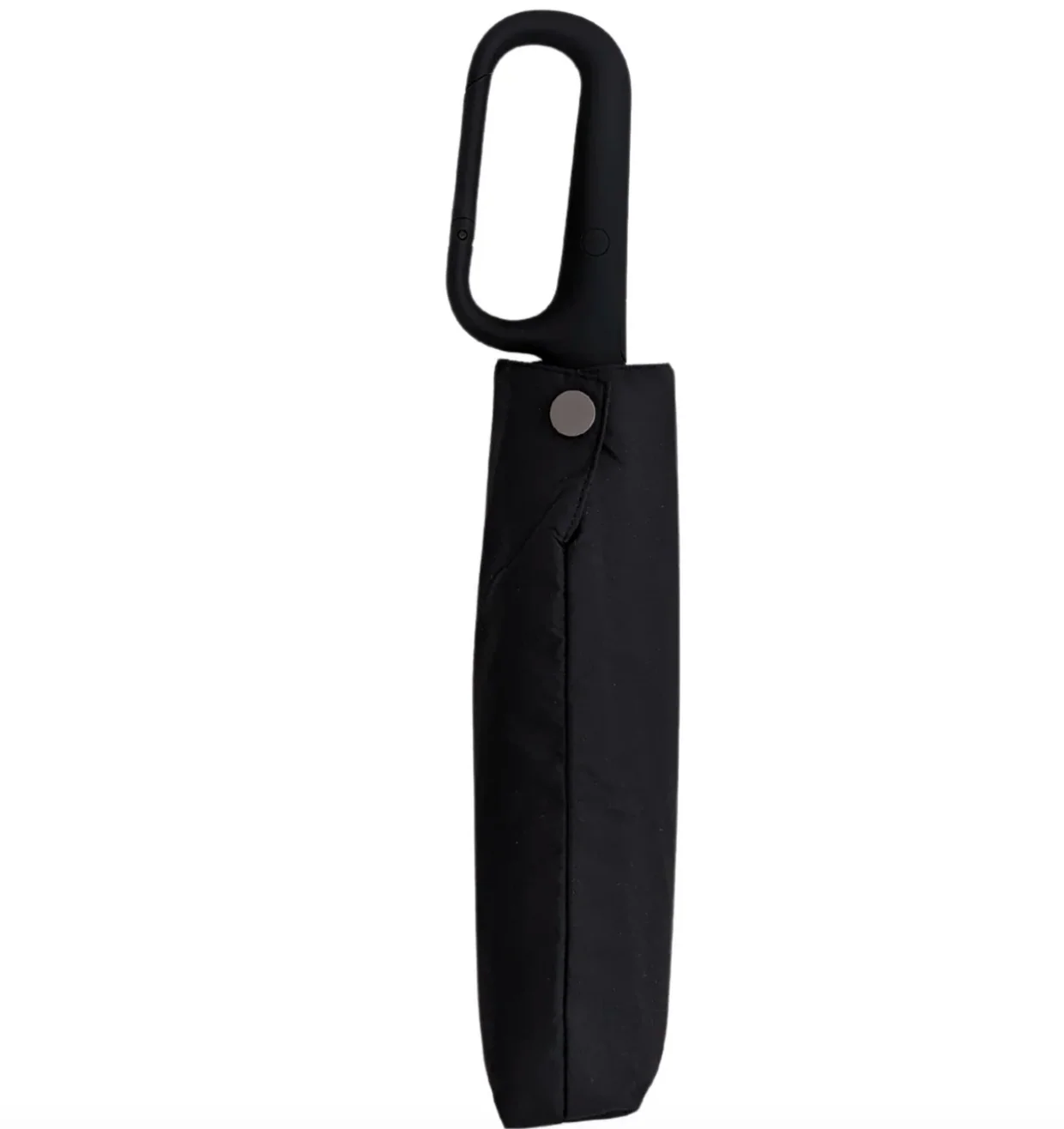 URBN ELEMNTS – Everyday Umbrella with Never-Forget Carabiner Handle – Black