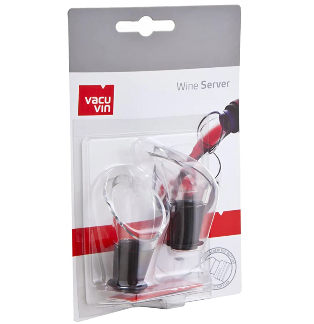 Vacu Vin J-Hook Wine Crystal Server Pourer – Set of 2 - Image 2